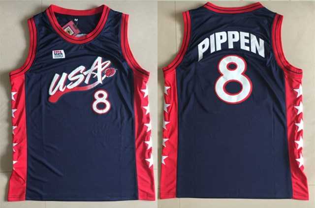 Team USA Basketball #8 Scottie Pippen Navy Jersey,We sell and wholesale Team USA Basketball #8 Scottie Pippen Navy Jersey on line form chian!